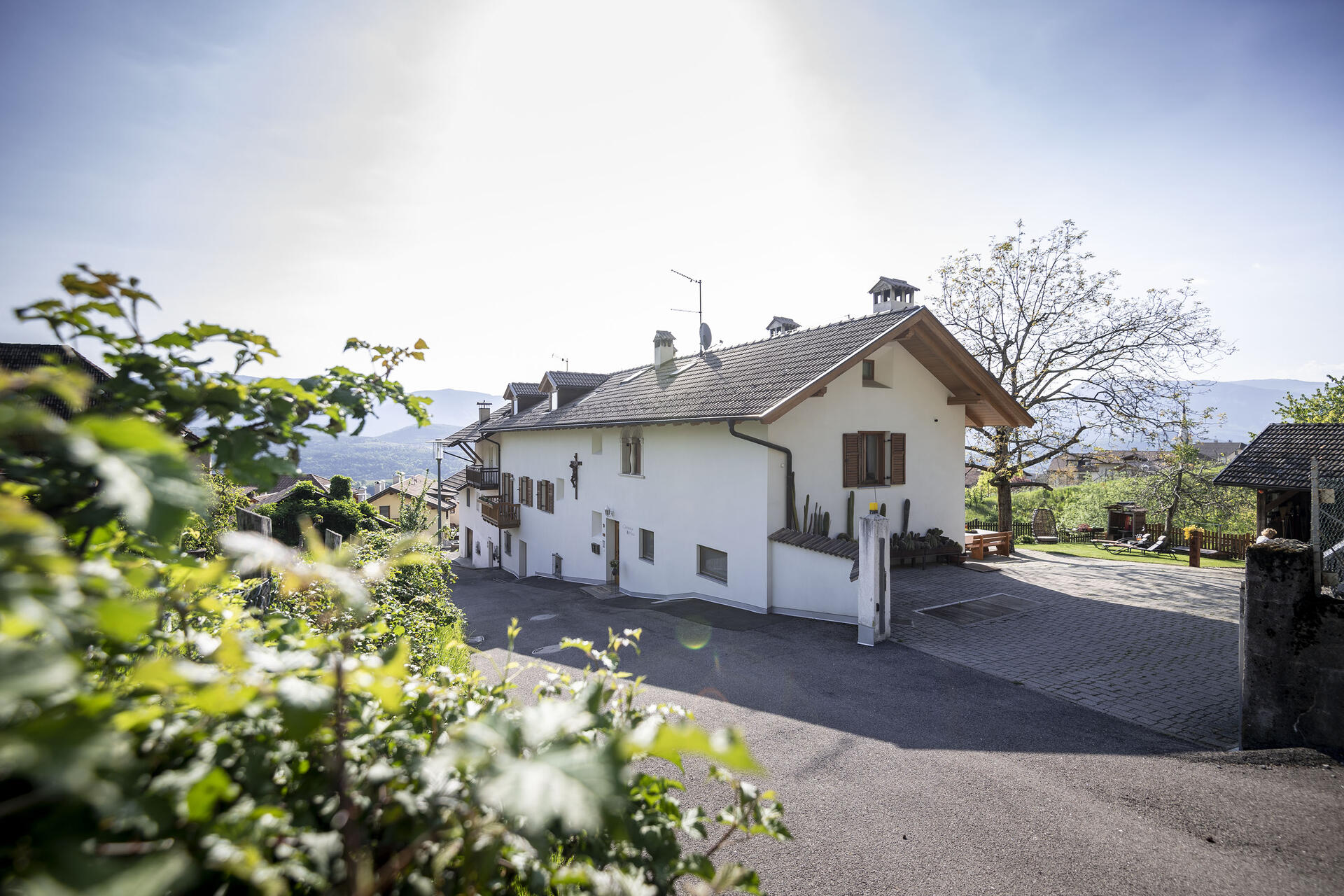 Straßenansicht von unserem Haus