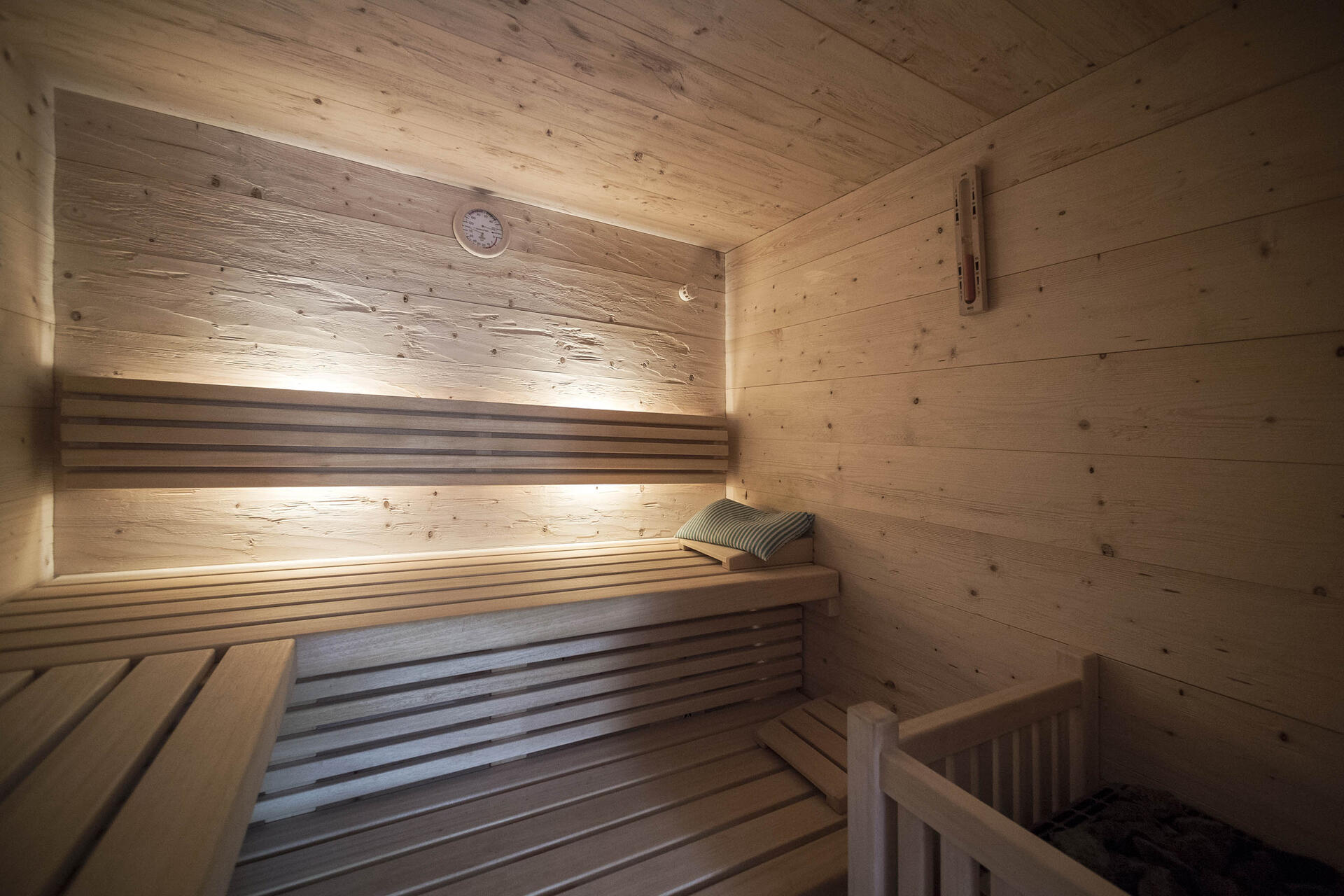 Innenansicht Sauna